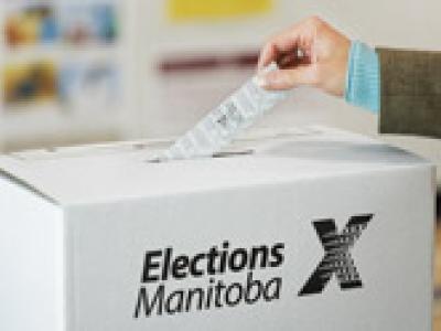 Elections Manitoba ballot box