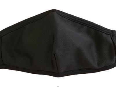black reusable face mask