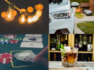 lightbulb car blackjack and liquor