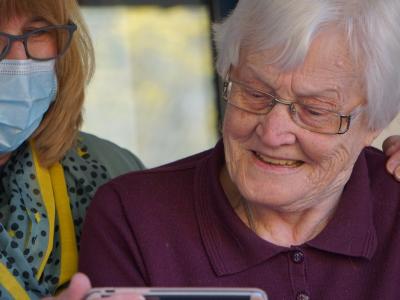 Woman in Care Home